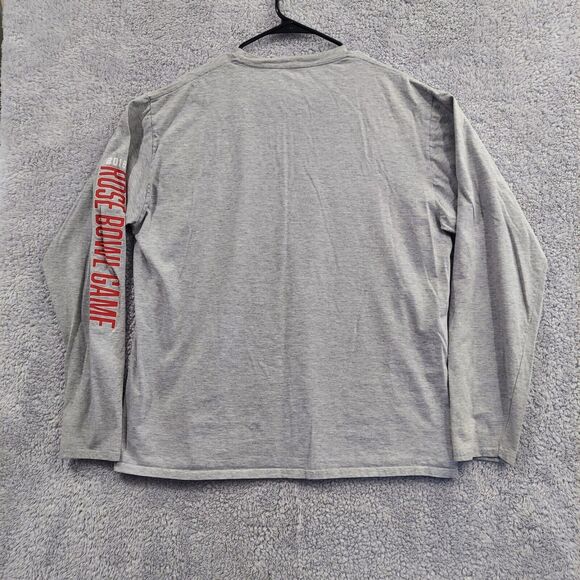 Fanatics OU Sooners 2018 Rose Bowl Gray Long Sleeve T-shirt XL Oklahoma U - Picture 7 of 7